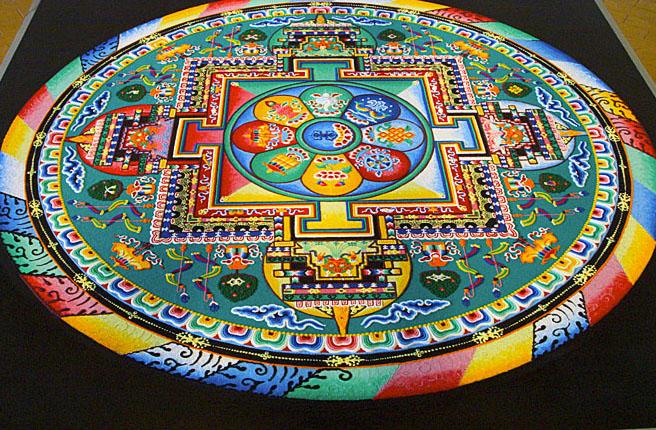 西藏壇城沙畫