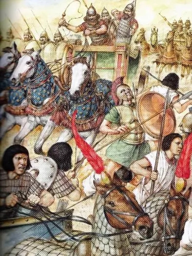 在卡赫美什戰役中擊敗埃及人的尼布甲尼撒