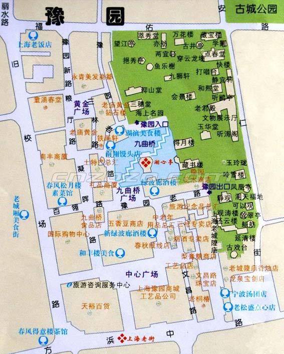 豫園地圖