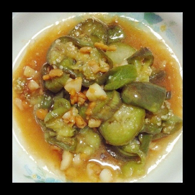 甜醬茄子 甜醬茄子