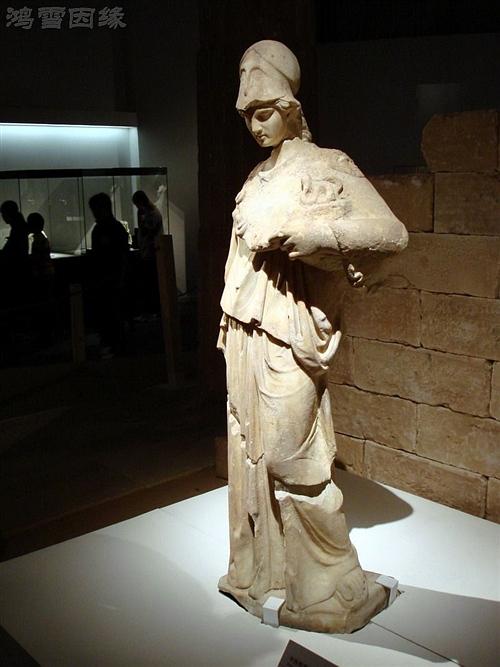 帕特農神廟的雅典娜雕像