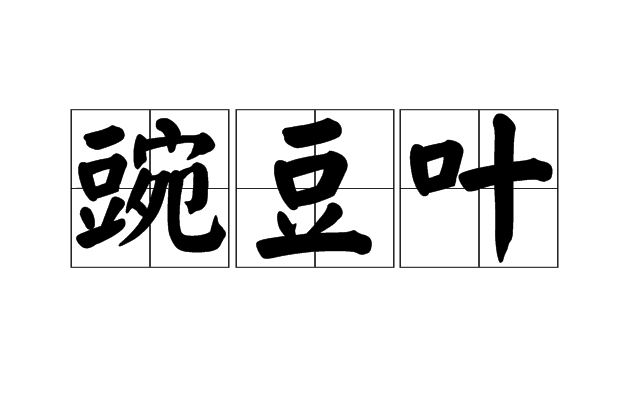 豌豆葉 豌豆葉