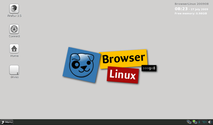 BrowserLinux 桌面