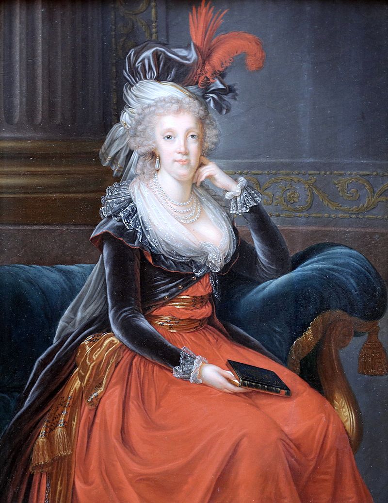 瑪麗亞·卡羅萊納，繪於1791年