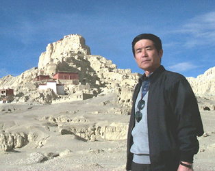 董健橋在西藏阿里