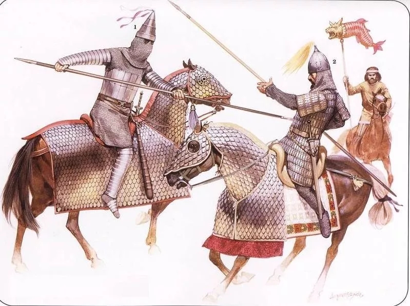 被帕提亞騎兵擊殺的亞美尼亞騎兵