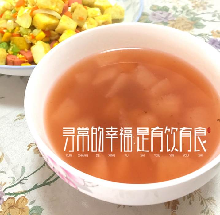 雪梨山楂湯 雪梨山楂湯