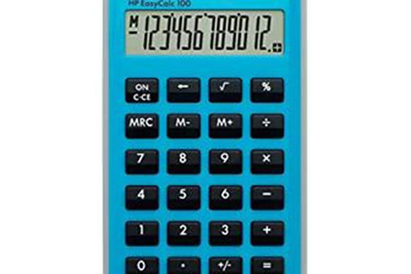 惠普EasyCalc 100 惠普EasyCalc 100