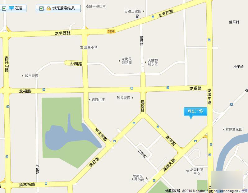 珠江廣場——交通圖