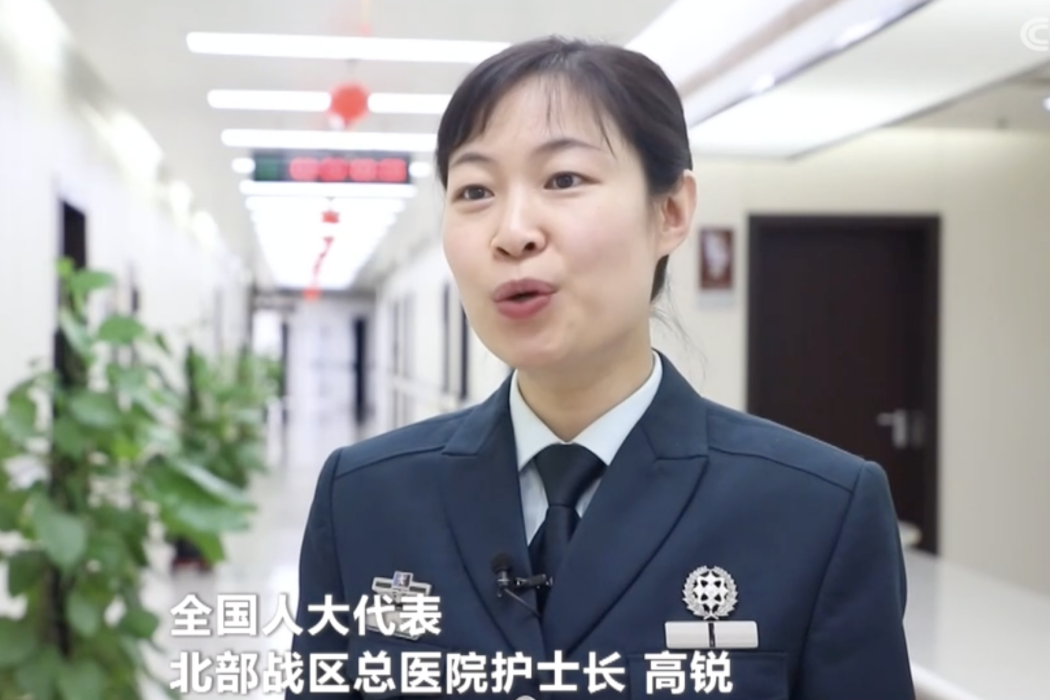 高銳(第十四屆全國人大代表,北部戰區總醫院護士長) 高銳(第十四屆全國人大代表,北部戰區總醫院護士長)