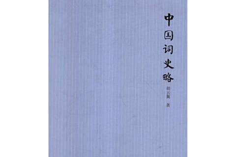 中國詞史略(2019年山東畫報出版社出版的圖書) 中國詞史略(2019年山東畫報出版社出版的圖書)