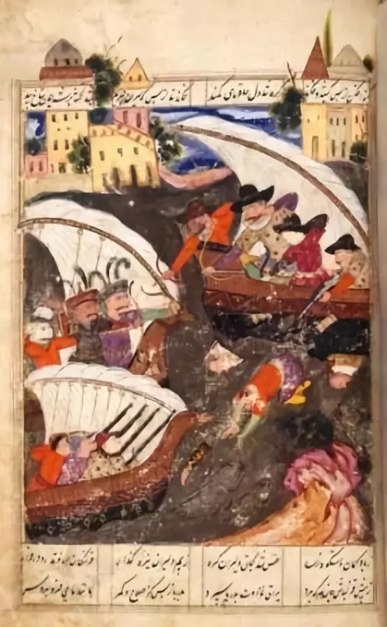奧斯曼手抄本上 穆斯林海軍同葡萄牙人的海戰
