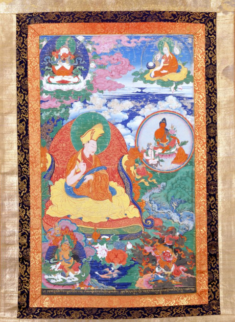18世紀班禪喇嘛源流——羅桑卻吉堅贊唐卡