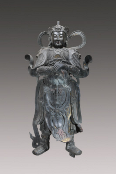 清銅韋馱像