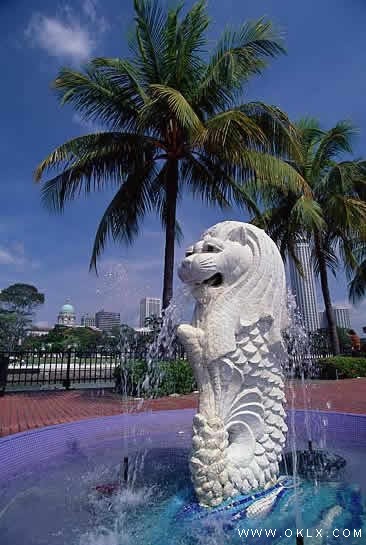 新加坡的魚尾獅公園