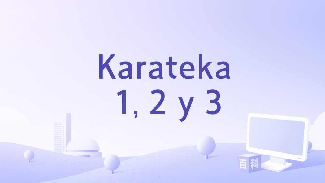 Karateka 1, 2 y 3