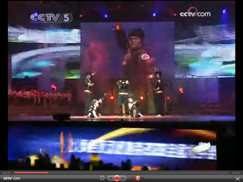 2008 CCTV5全國街舞挑戰賽Dragon Style表演