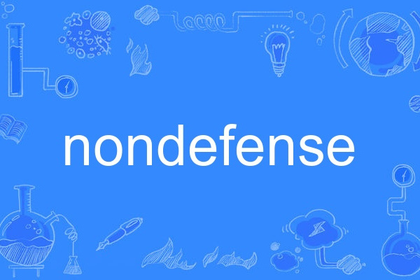 nondefense nondefense