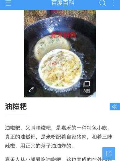 油糍粑(嘉禾(特指湖南省郴州市嘉禾縣)的一種特色小吃) 油糍粑(嘉禾(特指湖南省郴州市嘉禾縣)的一種特色小吃)