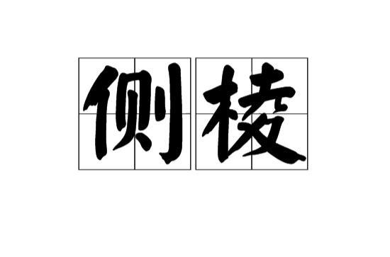 側棱(漢語詞語)