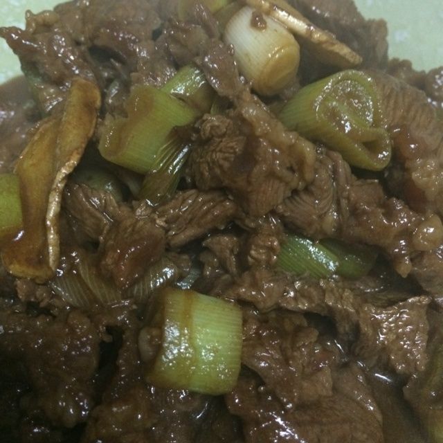 京蔥牛肉粒 京蔥牛肉粒
