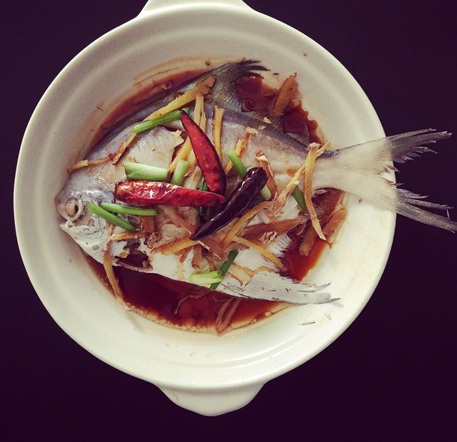 蒸銀鯧魚 蒸銀鯧魚