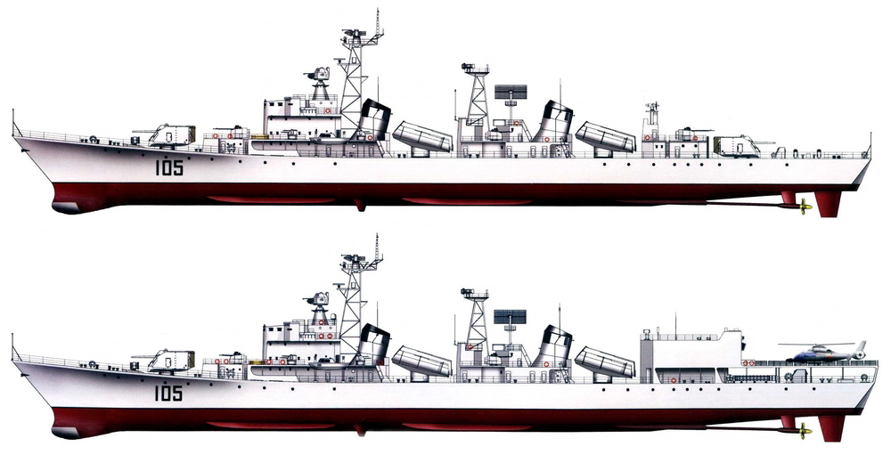 中國105“濟南”號驅逐艦