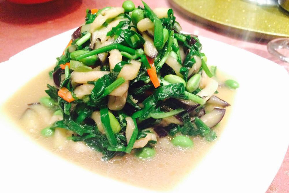韭菜燜茄子