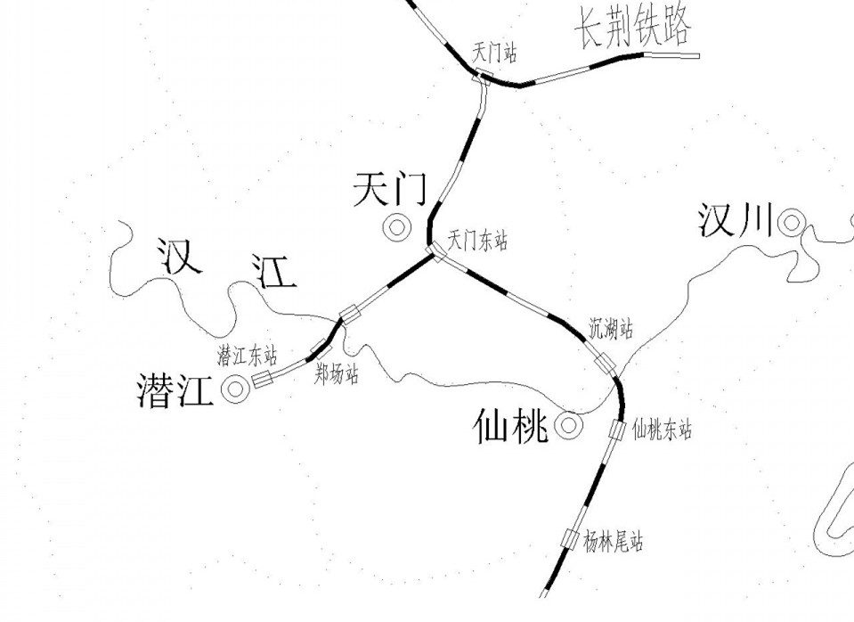 江漢平原貨運鐵路一期