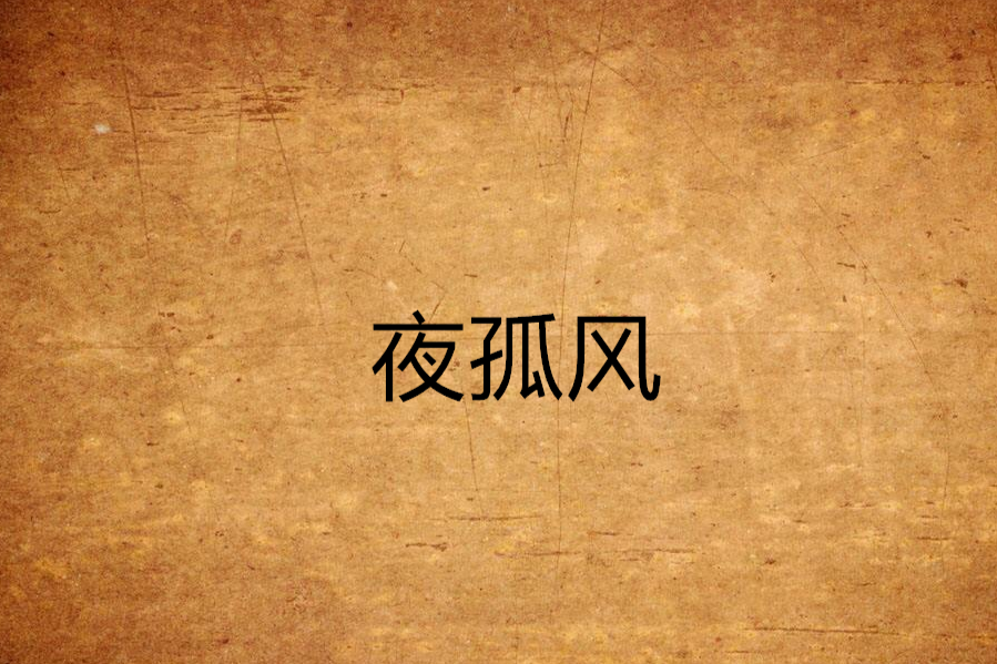 夜孤風 夜孤風