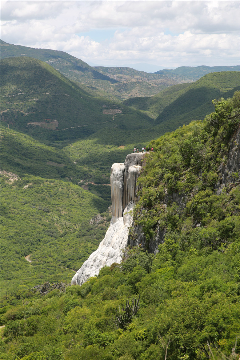 瓦哈卡石化瀑布