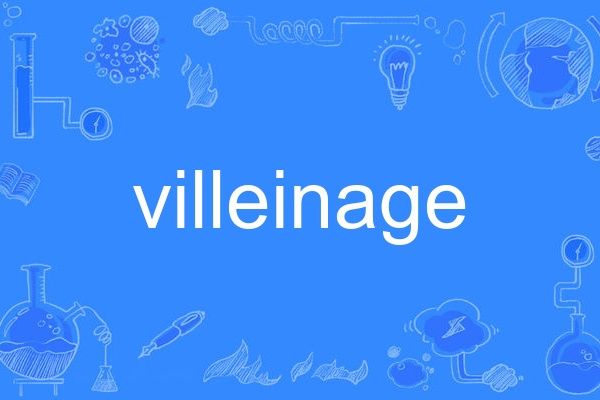 villeinage villeinage
