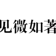 見微如著 見微如著