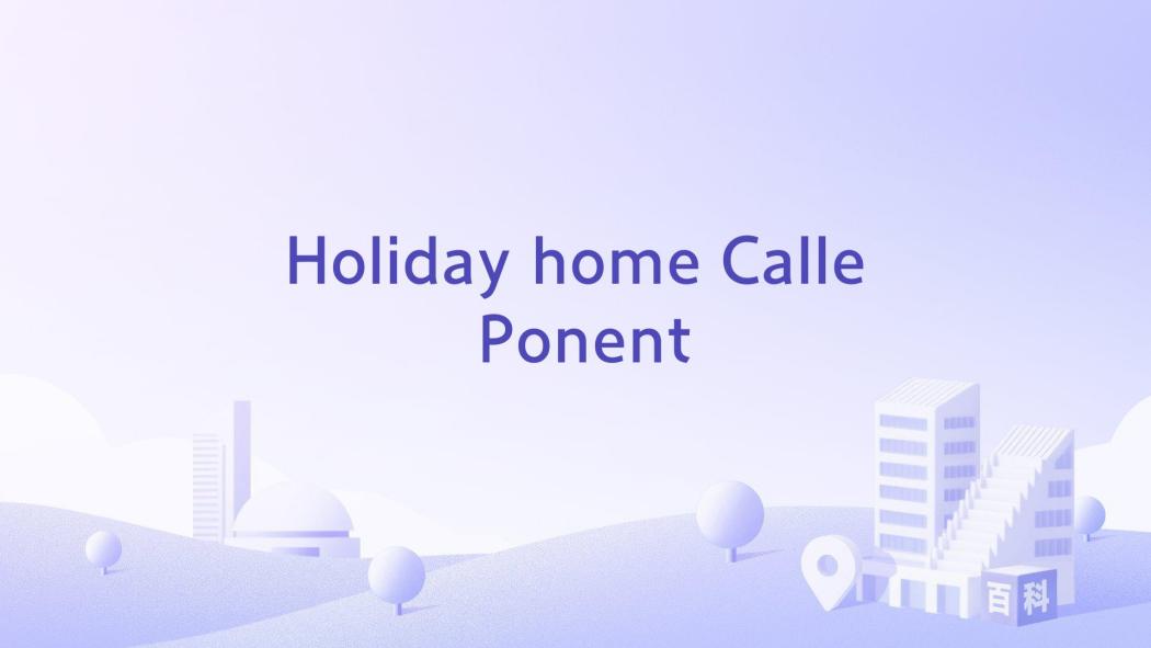 Holiday home Calle Ponent Holiday home Calle Ponent