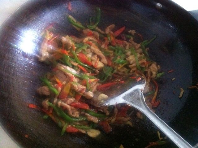 青椒蘿蔔肉絲 青椒蘿蔔肉絲