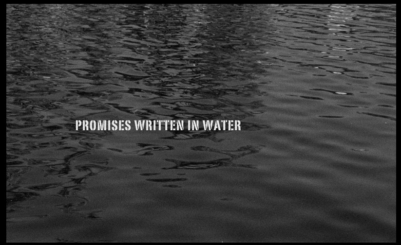 寫在水中的承諾