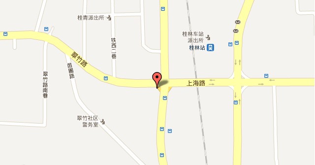 桂林香江大飯店交通地圖
