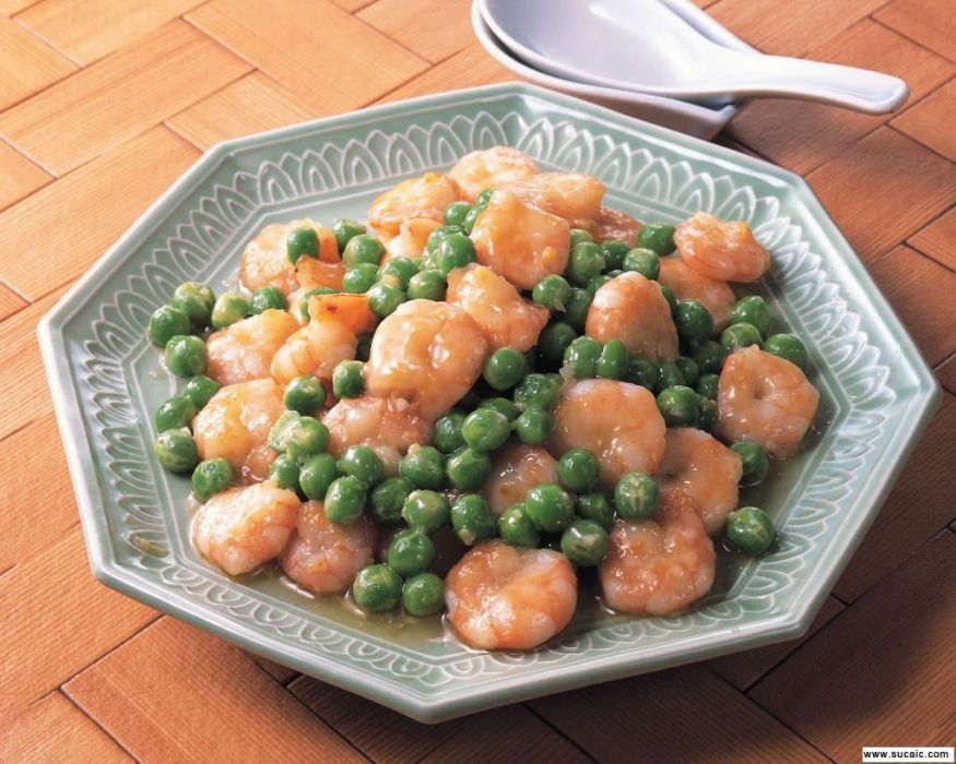 豌豆滑蝦仁 豌豆滑蝦仁