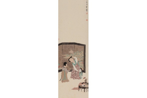 晚妝圖 晚妝圖
