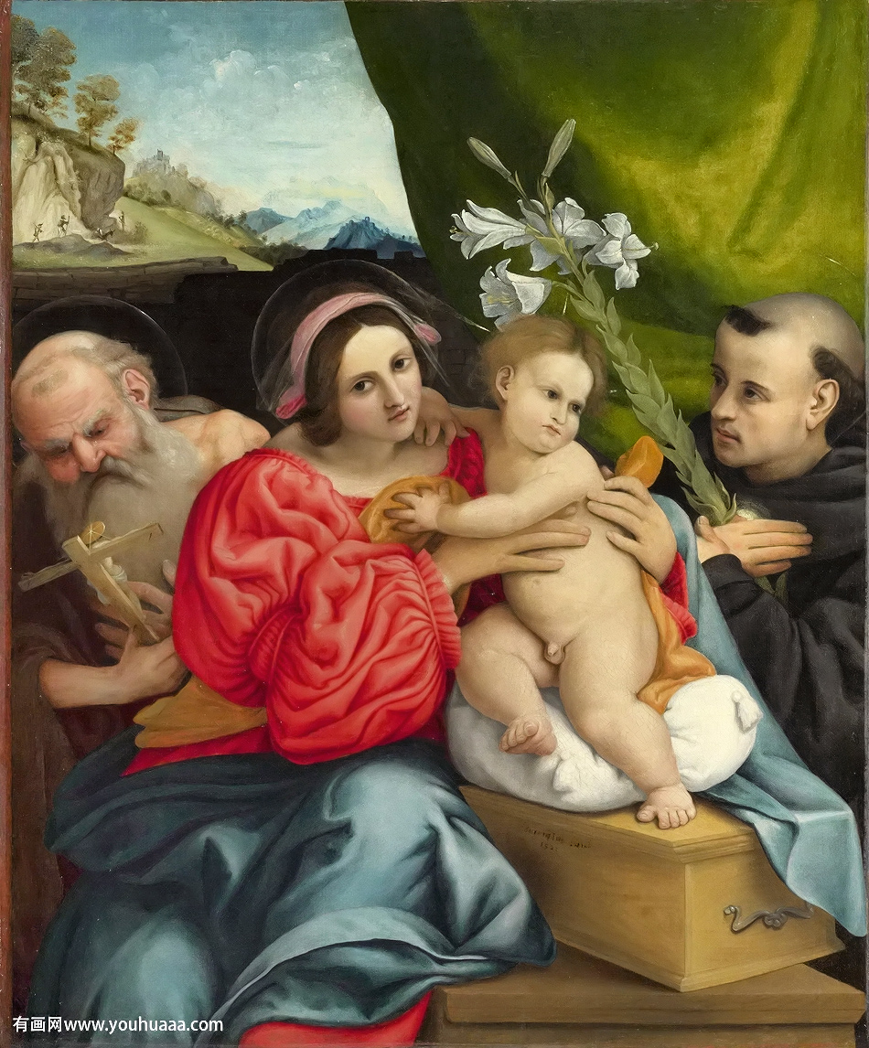聖母子,聖傑羅姆及托倫蒂諾的尼古拉斯