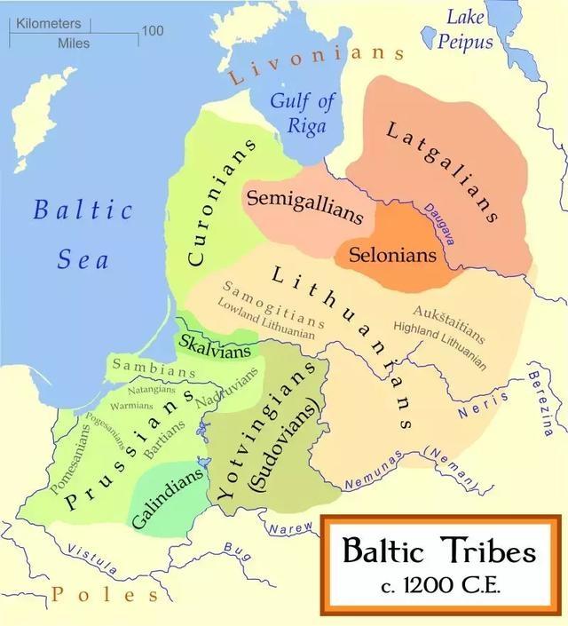 波羅的海東岸的普魯士與立陶宛 是條頓十字軍的主戰場