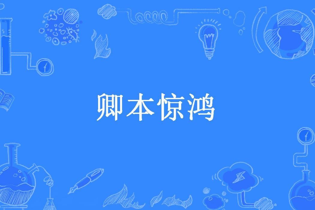 卿本驚鴻(小暗創作的古代言情武俠小說)