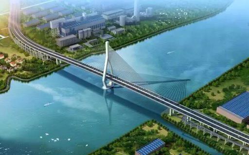 閔浦三橋工程設計效果圖
