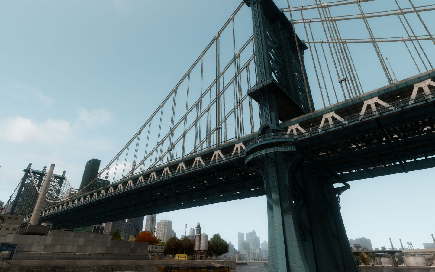 曼哈頓大橋仰視圖
