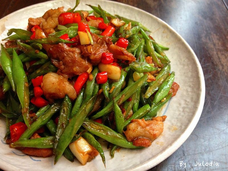 小炒四季豆 小炒四季豆