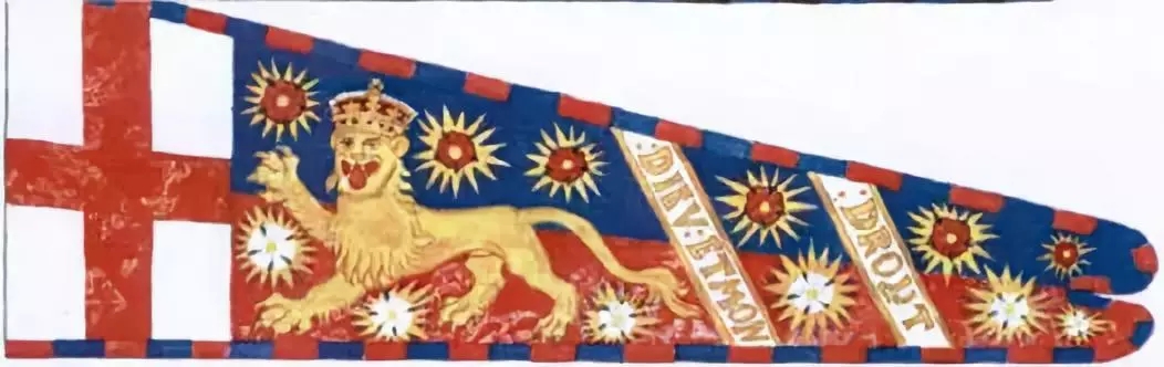 成為國王后 愛德華的旗幟也發生了變化