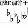 重降E大調 重降E大調