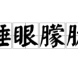 睡眼朦朧 睡眼朦朧