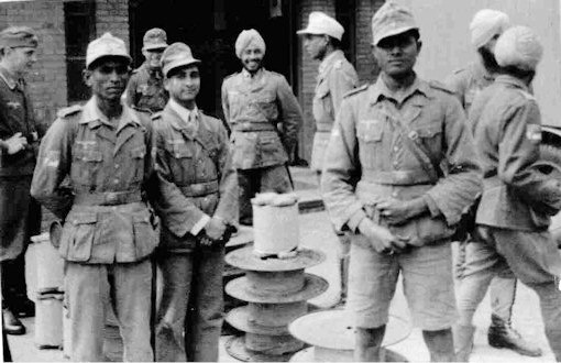 1943年抵達荷蘭的印度軍團