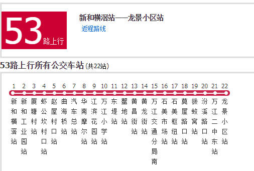 東莞公交53路 東莞公交53路